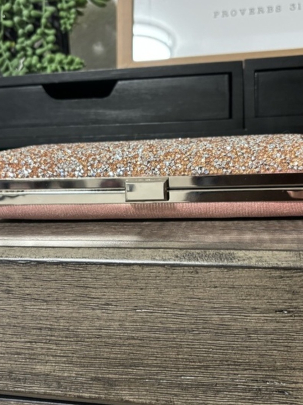 Glitter Evening Clutch in Copper Sparkle - Picture 3 of 8